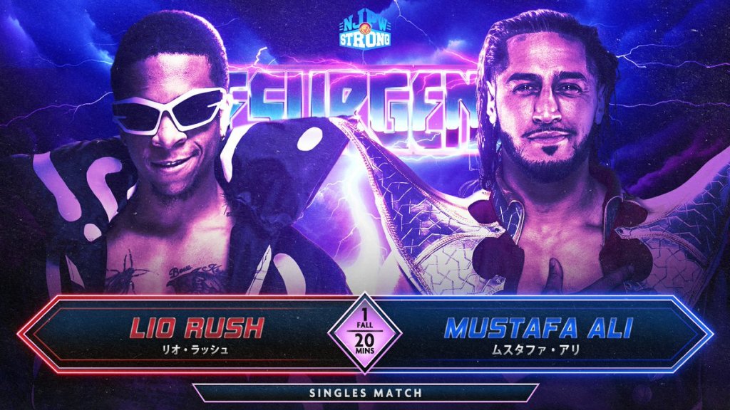 NJPW Resurgence Lio Rush Mustafa Ali