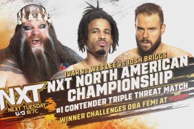 WWE NXT Wes Lee Ivar Josh Briggs