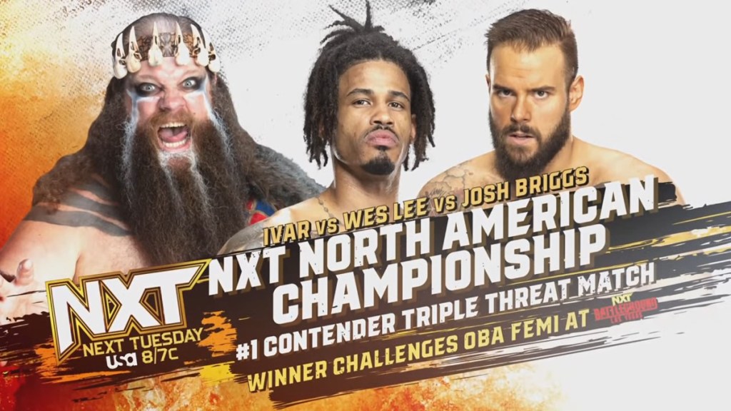 WWE NXT Wes Lee Ivar Josh Briggs