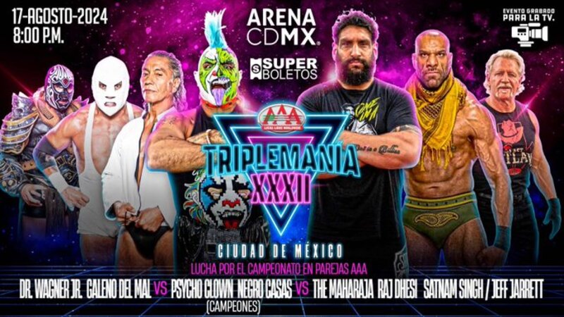 AAA TripleMania XXX Jinder Mahal Satnam Singh