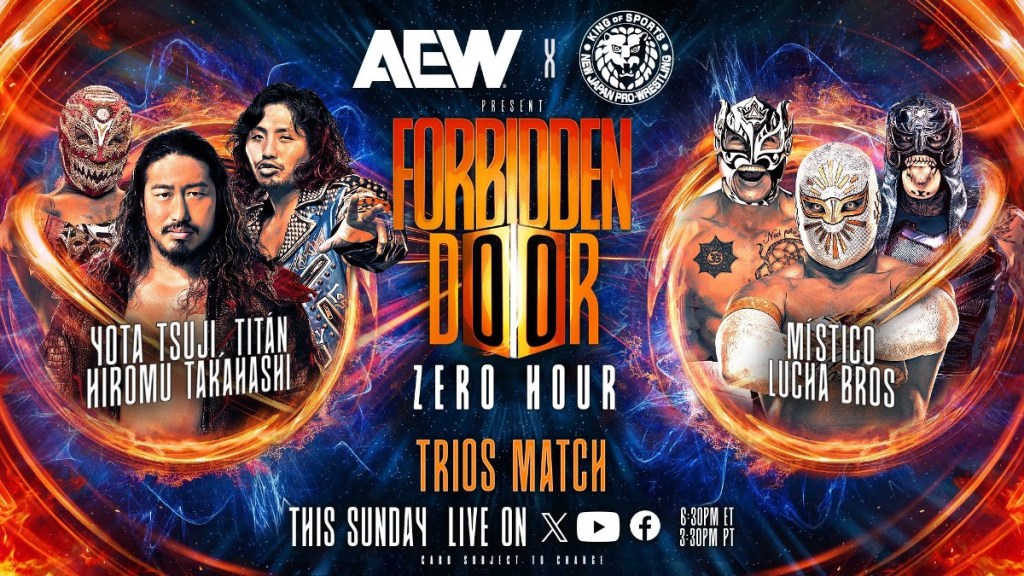 AEW x NJPW Forbidden Door Mistico Lucha Bros