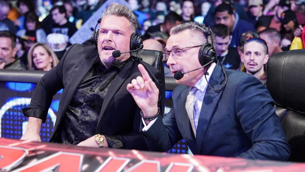 Pat McAfee Michael Cole WWE RAW