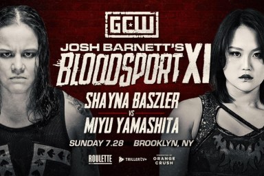 GCW Josh Barnett's Bloodsport XI Shayna Baszler Miyu Yamashita