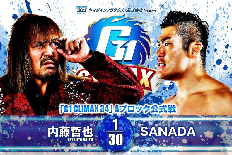 NJPW G1 Climax 34 Tetsuya Naito SANADA