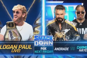 WWE SmackDown Logan Paul Carmelo Hayes Andrade