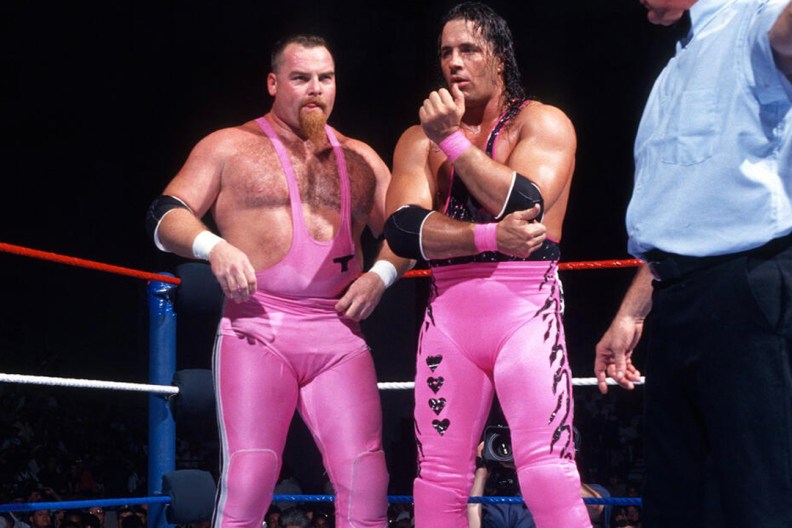 bret hart jim neidhart hart foundation