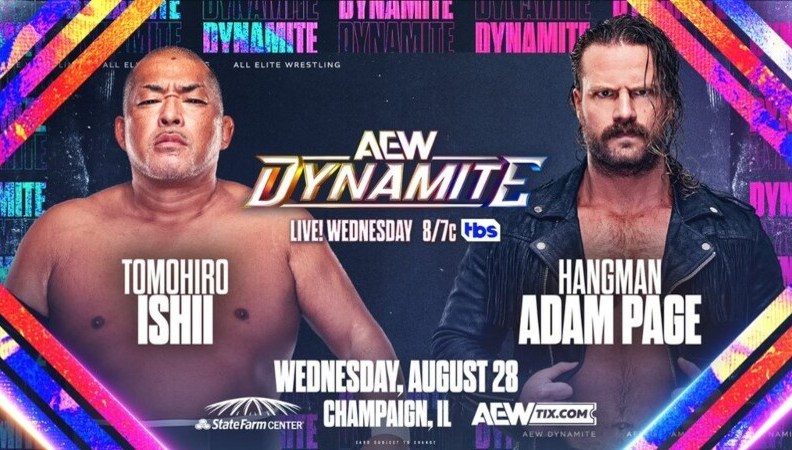 AEW Dynamite Adam Page Tomohiro Ishii