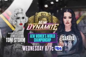 AEW Dynamite Toni Storm Saraya