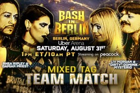 WWE Bash In Berlin Rhea Ripley Damian Priest Liv Morgan Dominik Mysterio