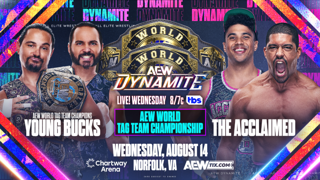 Two AEW Title Matches Set For 8/14 AEW Dynamite, Updated Card