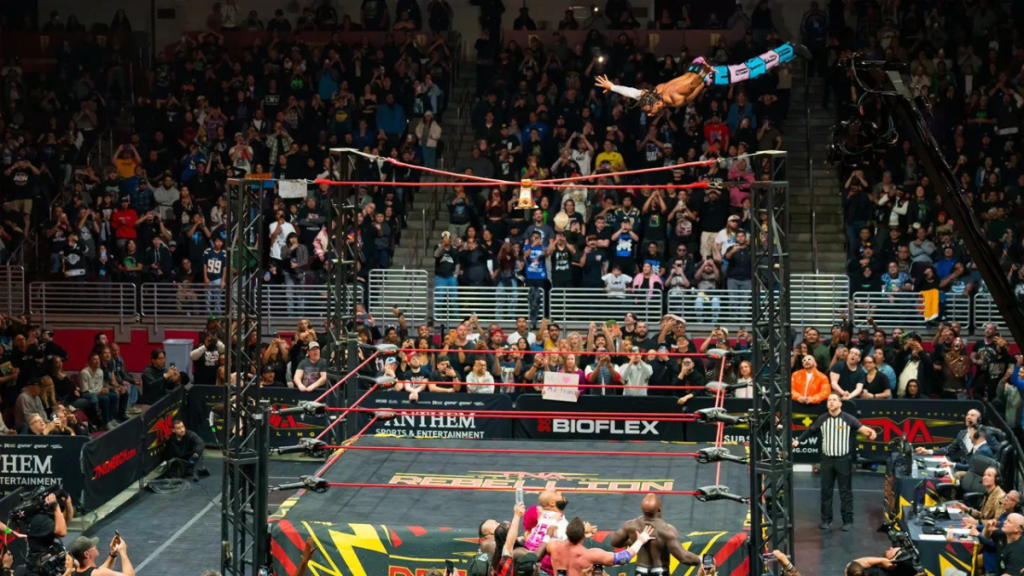 Sidney Akeem & Ricochet React To Leon Slater's Insane Bump At TNA Rebellion