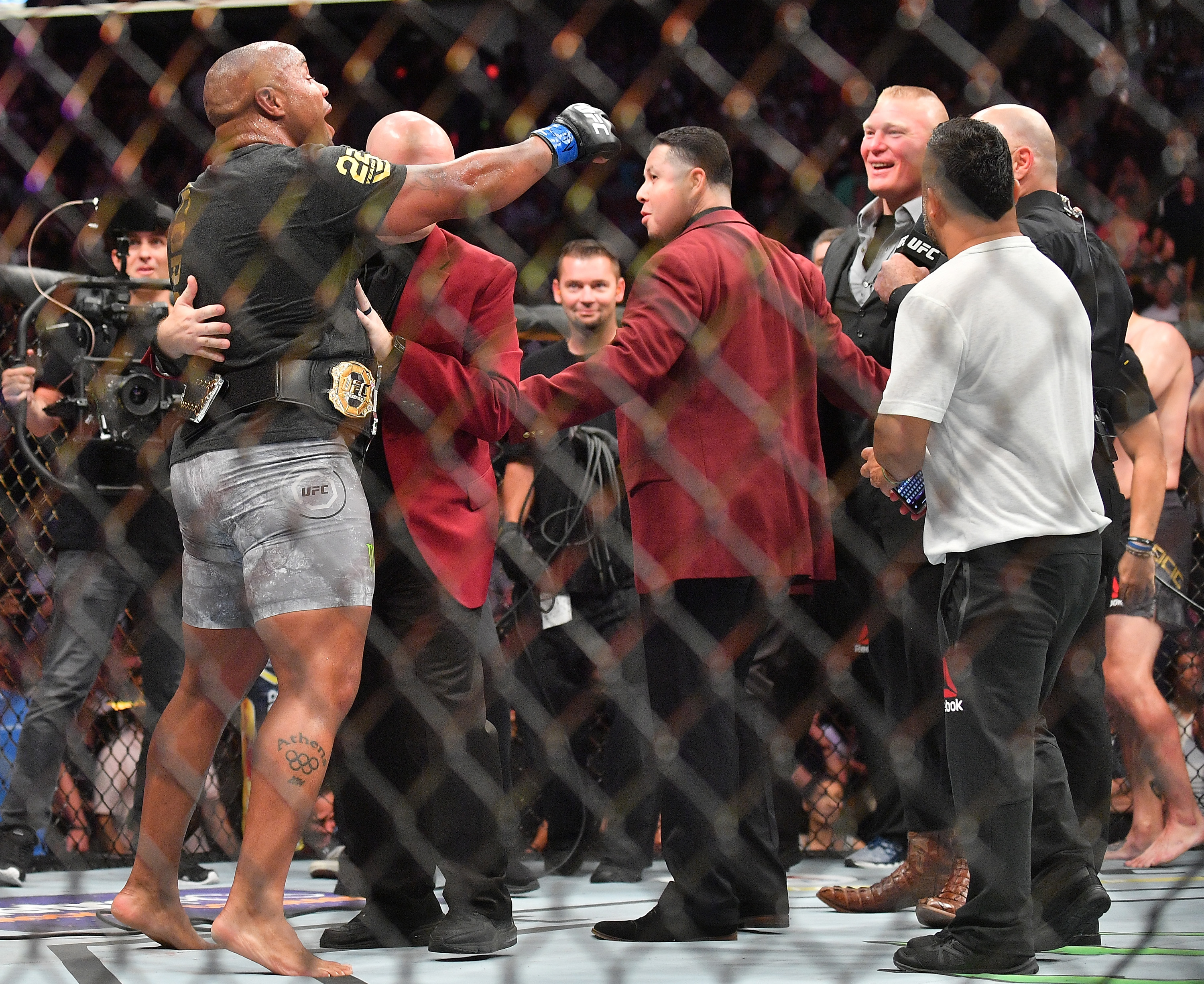 Brock Lesnar & Daniel Cormier @ UFC 226