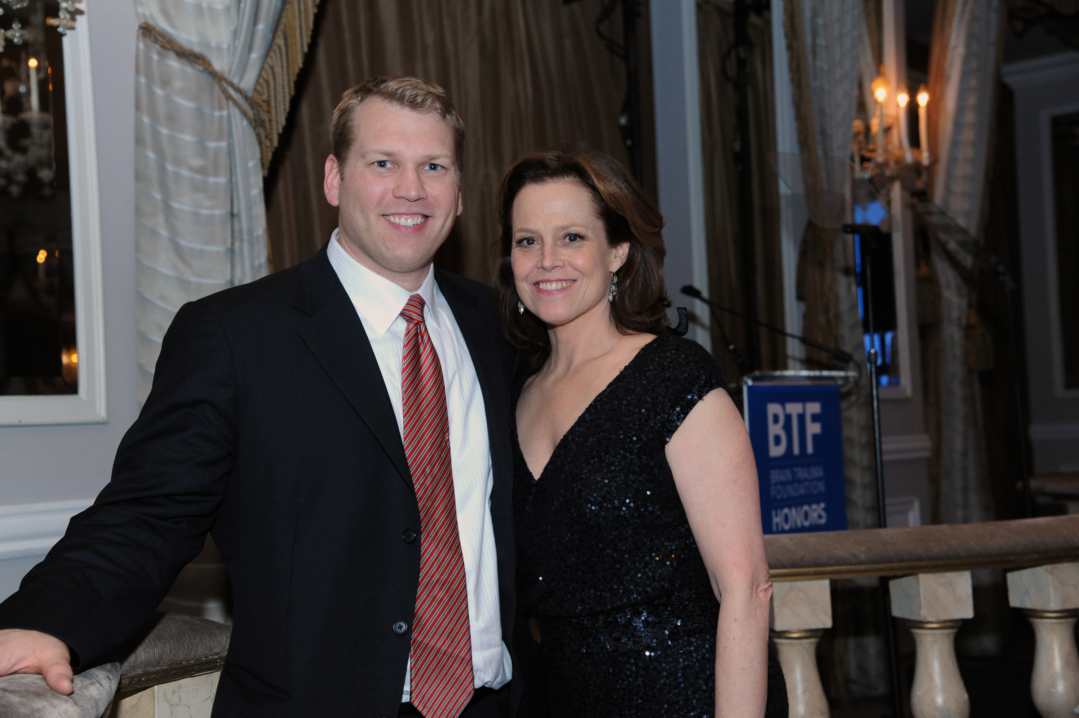 Chris Nowinski & Sigourney Weaver