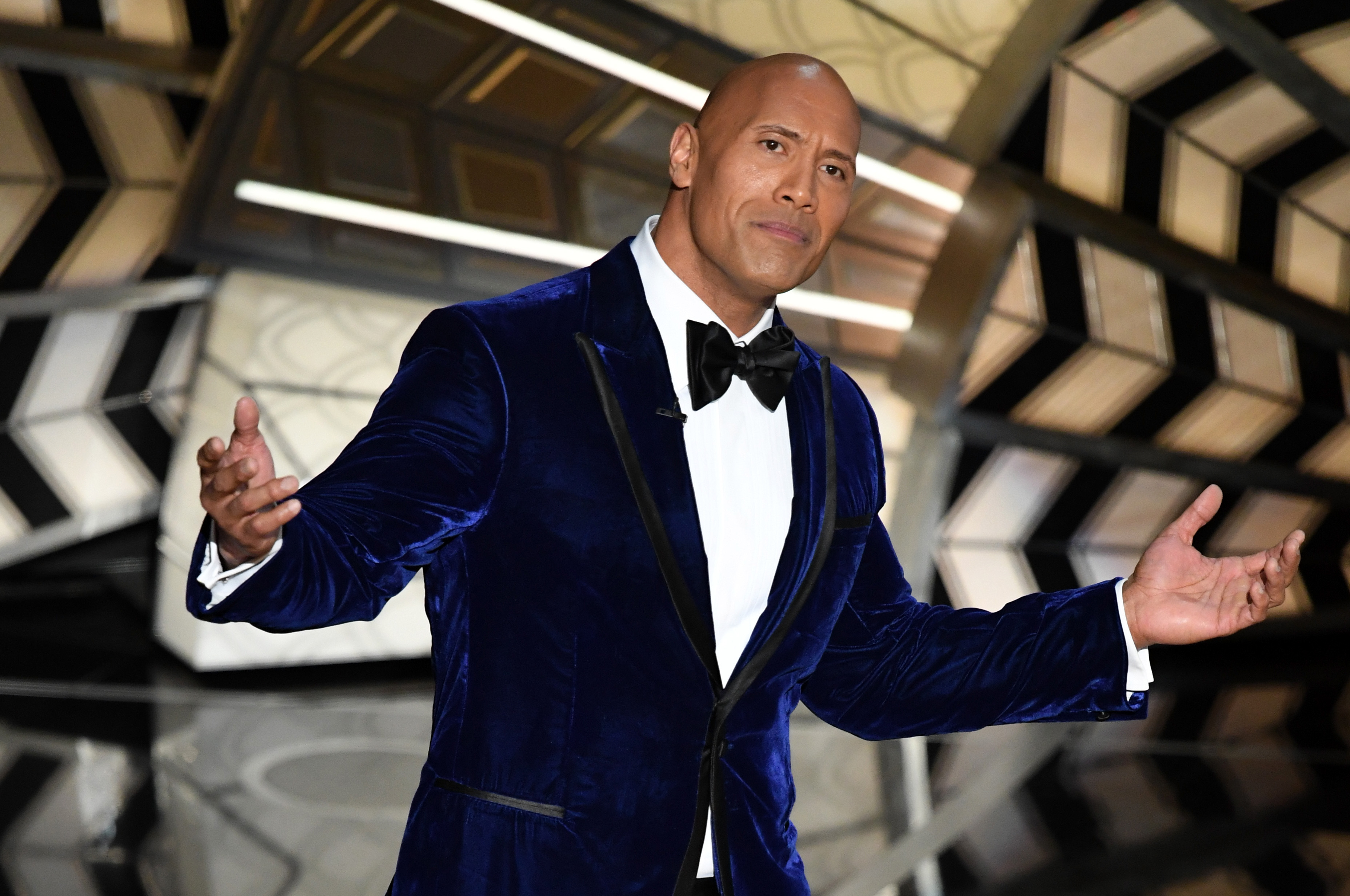 Dwayne Johnson Oscars Red Carpet 2017 #6