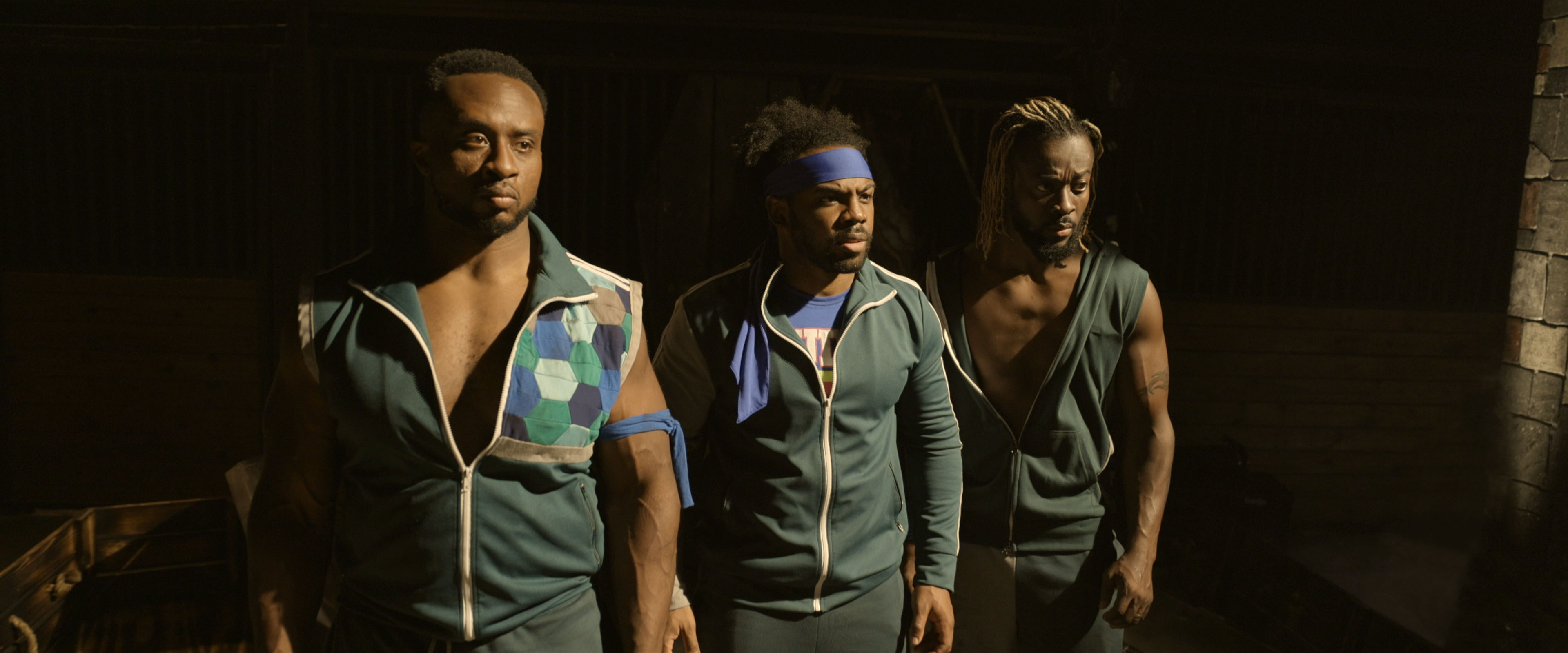 Big E, Xavier Woods and Kofi Kingston in ‘Escape The Undertaker’