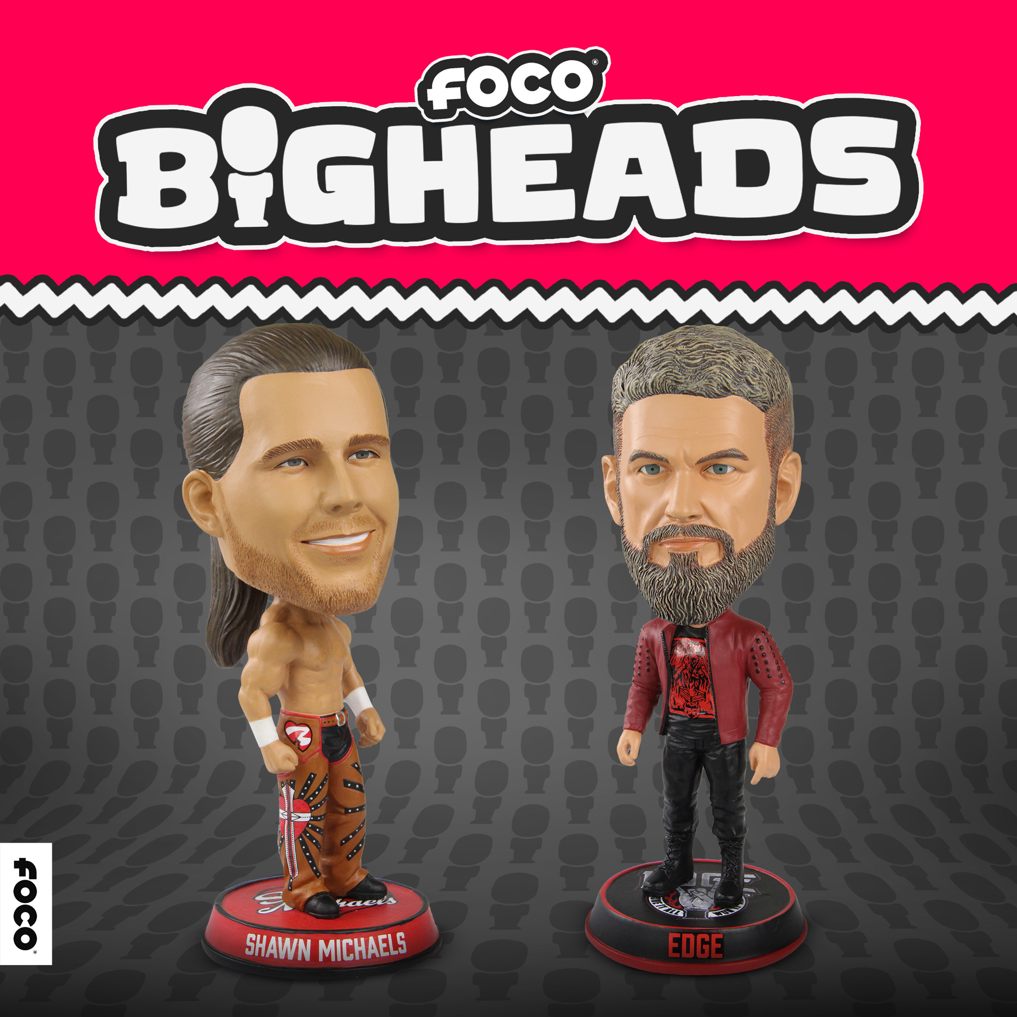 Wwe Shawn Michael and Edge Bigheads