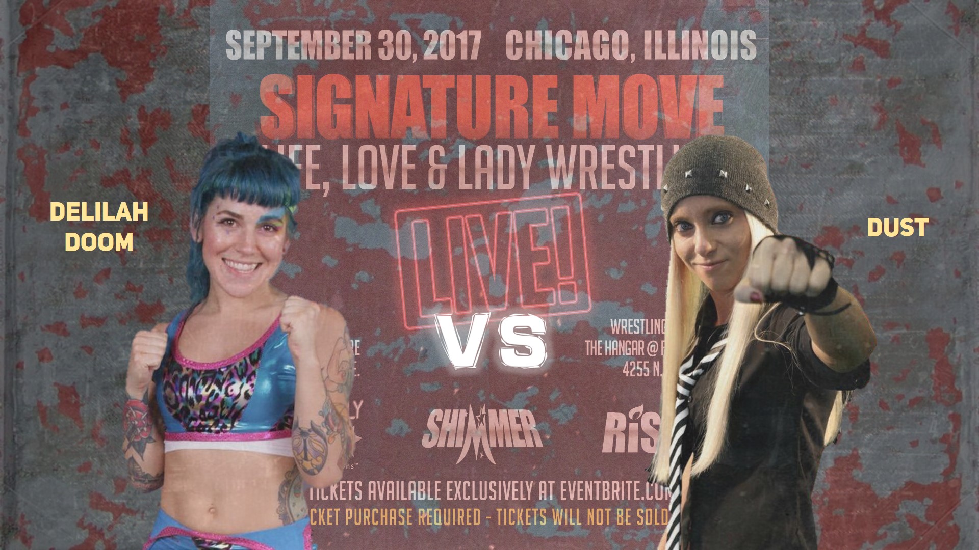 LIFE, LOVE & LADY WRESTLING – LIVE!