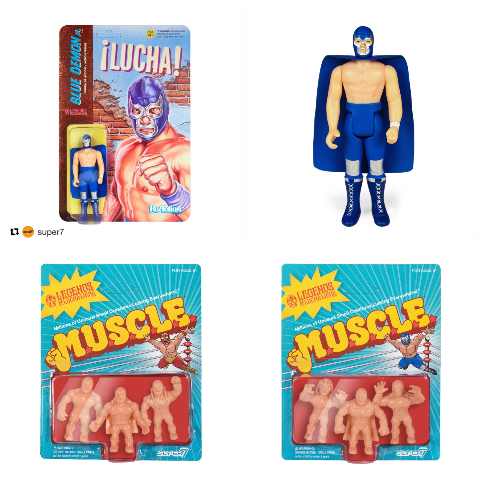 Legends of Lucha Libre Super7 Reaction Release 3