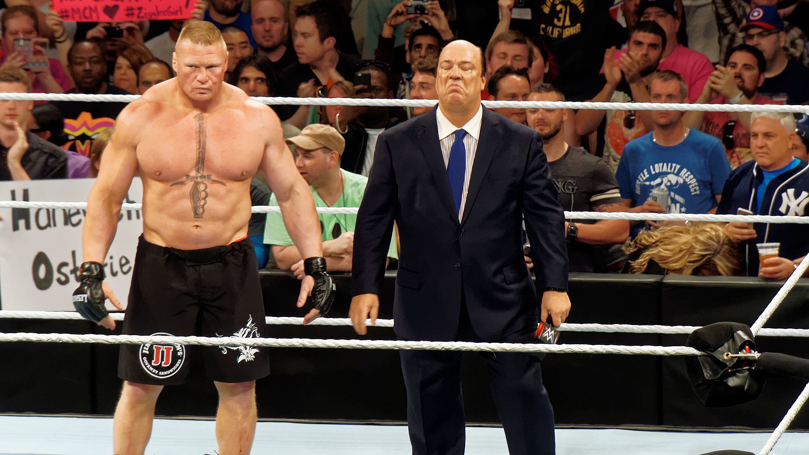 Paul Heyman & Brock Lesnar