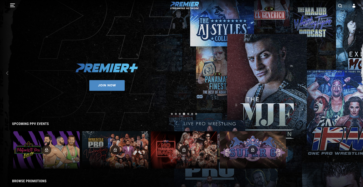 Premier Streaming Network Mjf