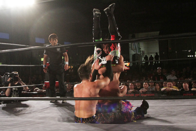 Young Bucks Piledrive Alex Shelley