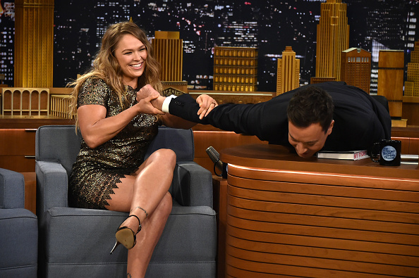 Ronda Rousey & Jimmy Fallon