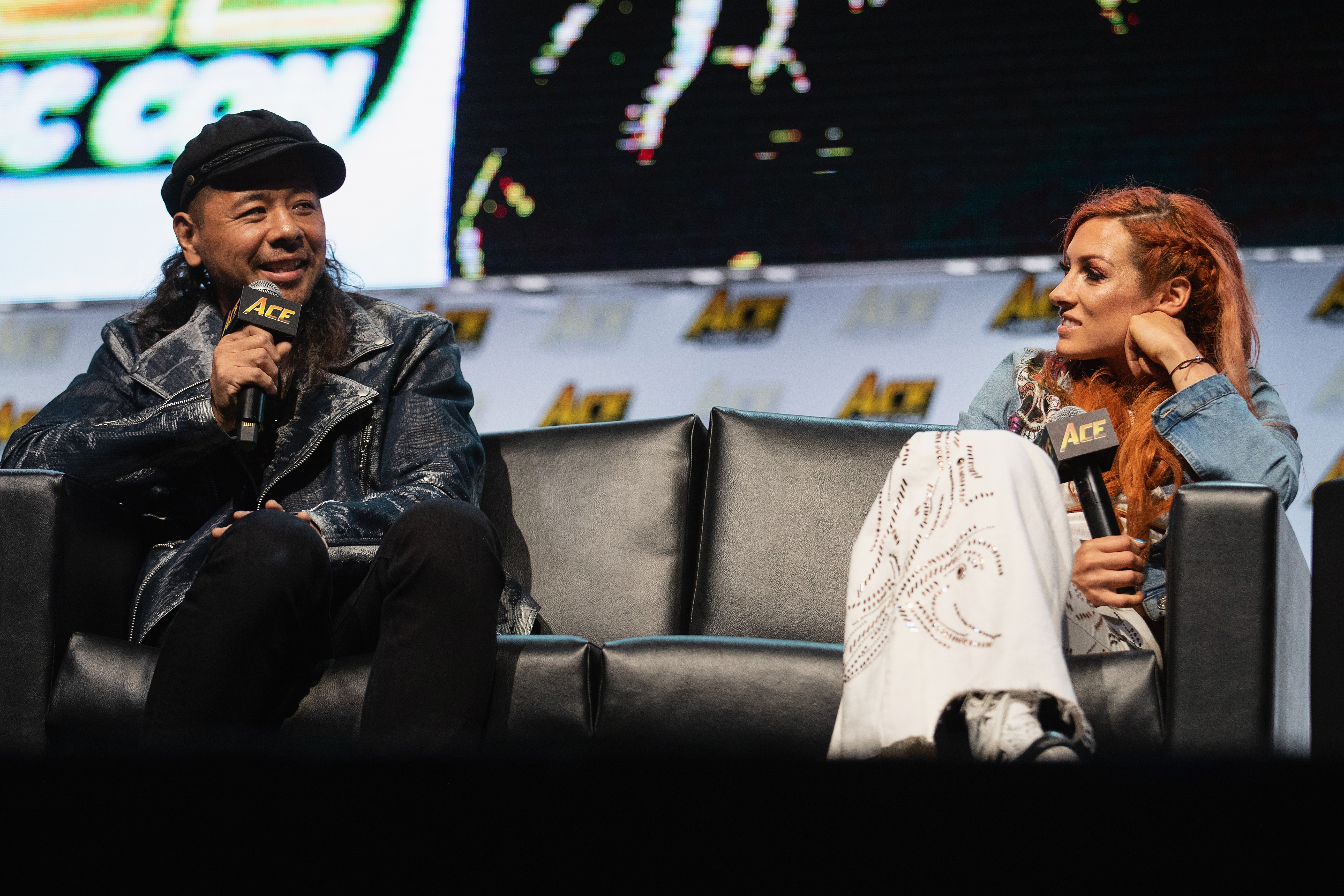 Shinsuke Nakamura, Becky Lynch & Lilian Garcia