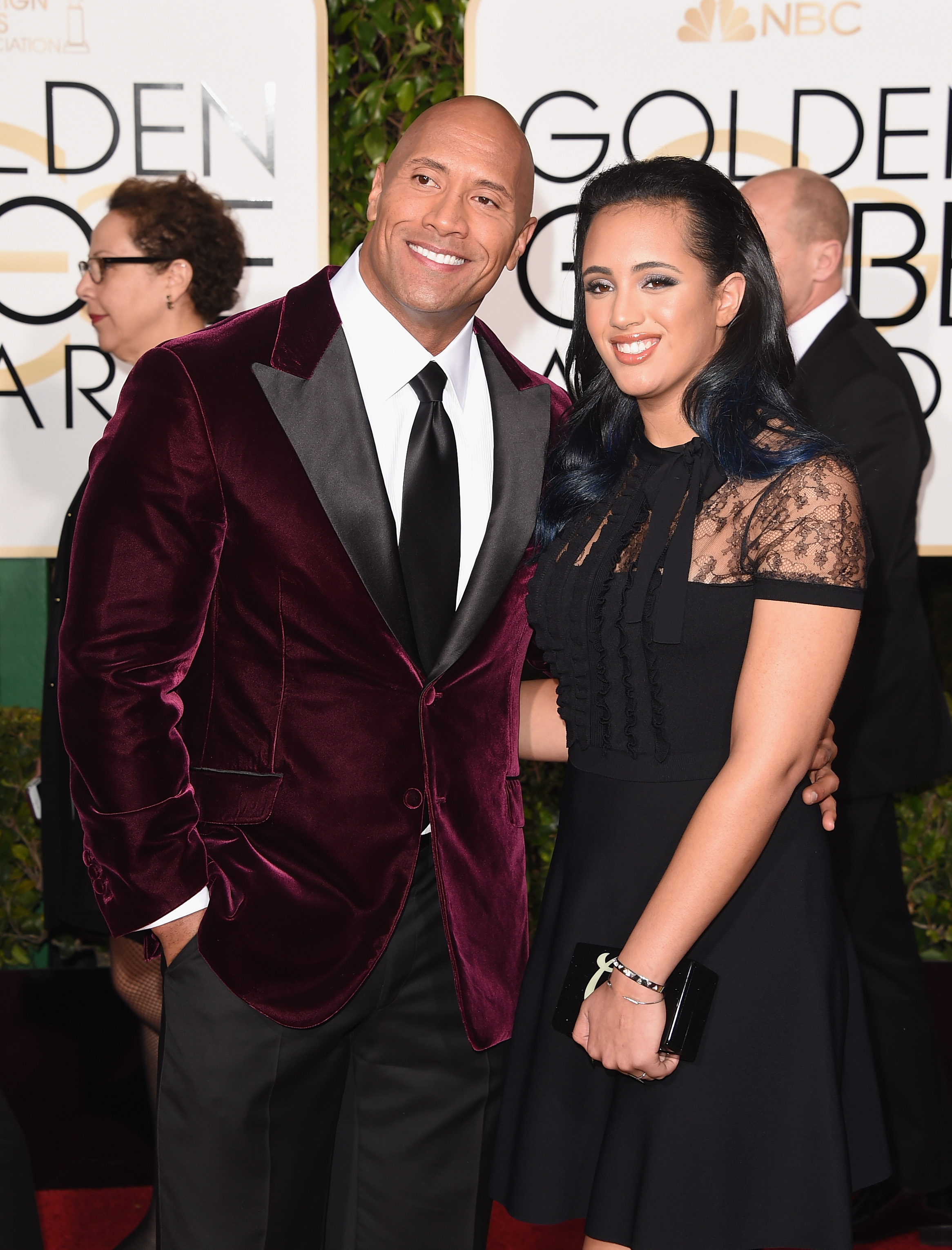 The Rock and Simone Alexandra Johnson